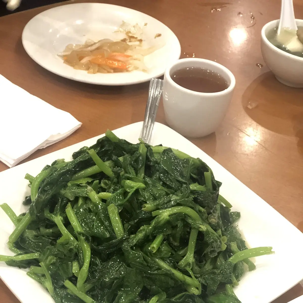 sauteed choy sum 清炒菜心